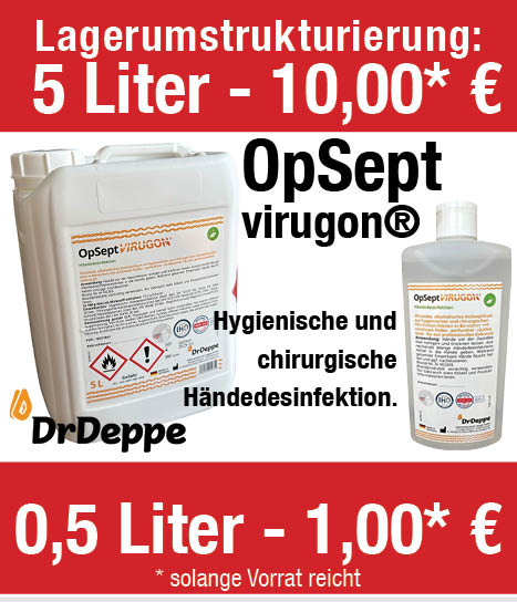 medizinische Handdesinfektion