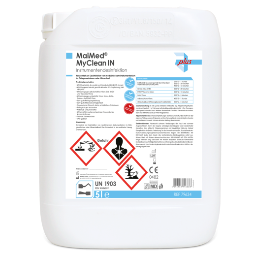 MaiMed® MyClean IN - Instrumentendesinfektion | - 2 x 5 Liter Kanister