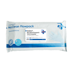 MaiMed® MyClean Flowpack ViruGuard | Desinfektionstücher mit Alkohol | 28 x 30 cm - 10 Pack á 48 Stück