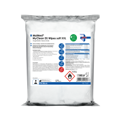 MaiMed® MyClean DS Wipes soft XXL | Vorgetränkte Vliestuchrollen | 29 x 29 cm - 6 Rollen á 70 Stück